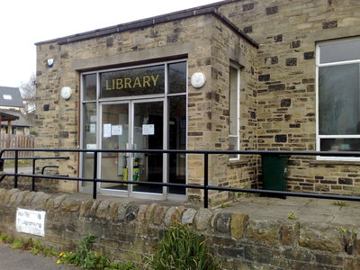 Front View of Burley Library building