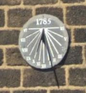 136 Main Street Burley in Wharfedale - Sun Dial 1785.