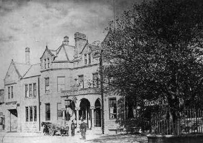 1880s Malt Shovel Hotel, Main Street, Burley in Wharfedale.