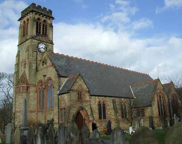 1885 St Johns Church Crossens Southport - Chorley and Connon.
