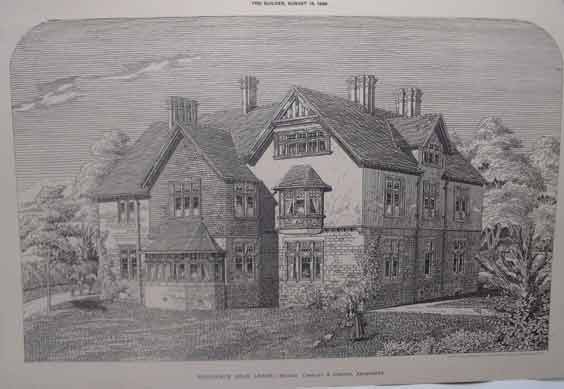 1888 Residence near Leeds - Chorley & Connon.