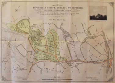 1900 Moorville Estate Plan, Burley Woodhead,  in the collection of  Eleanor Fisher.