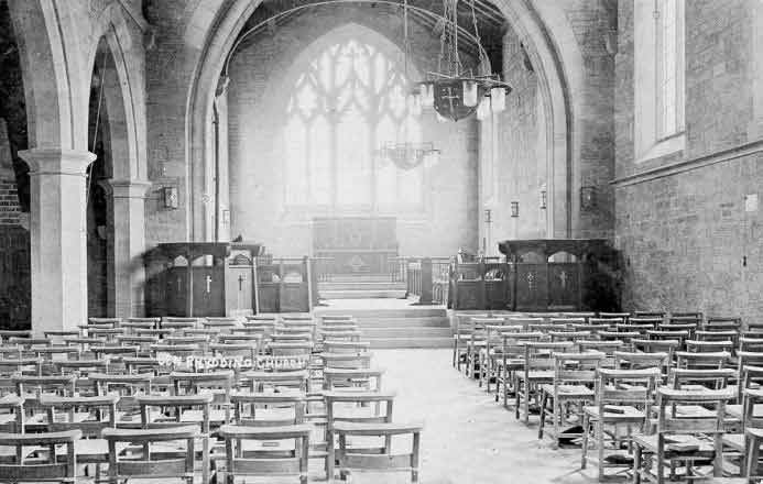 1906 St John's Church, Ben Rhydding - interior - Connon & Chorley.