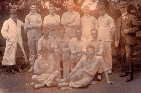 1914 Burley in Wharfedale Cricket Club - Clarence Field. 