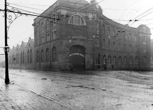 1914 Swinegate tram depot, HQ Leeds City Tramways - extensions by Connon & Chorley.