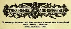 1919 May - Chemist and Druggist. Image courtesy of ancestry org