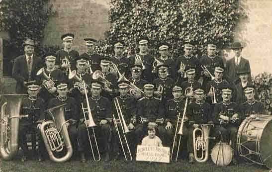 1927 Burley and District Brass Band.