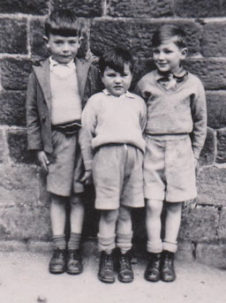 1950 Burley Woodhead School - Andrew, David, Christopher. Burley in Wharfedale.