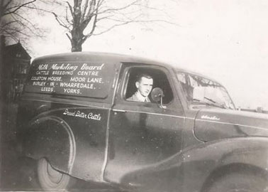 1950s Milk Marketing Board Colston House van, Burley in Wharfedale.