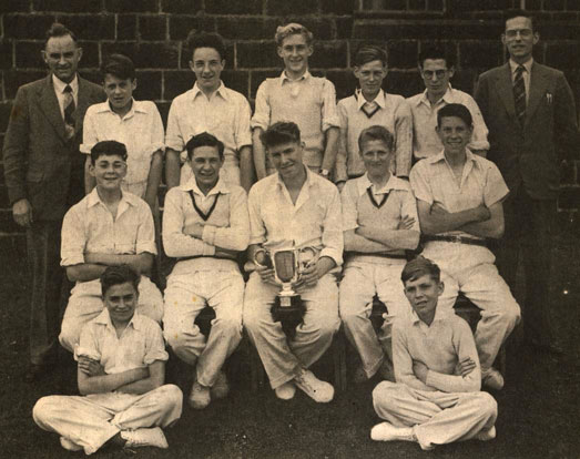 1957 Ilkley Secondary School cricket.