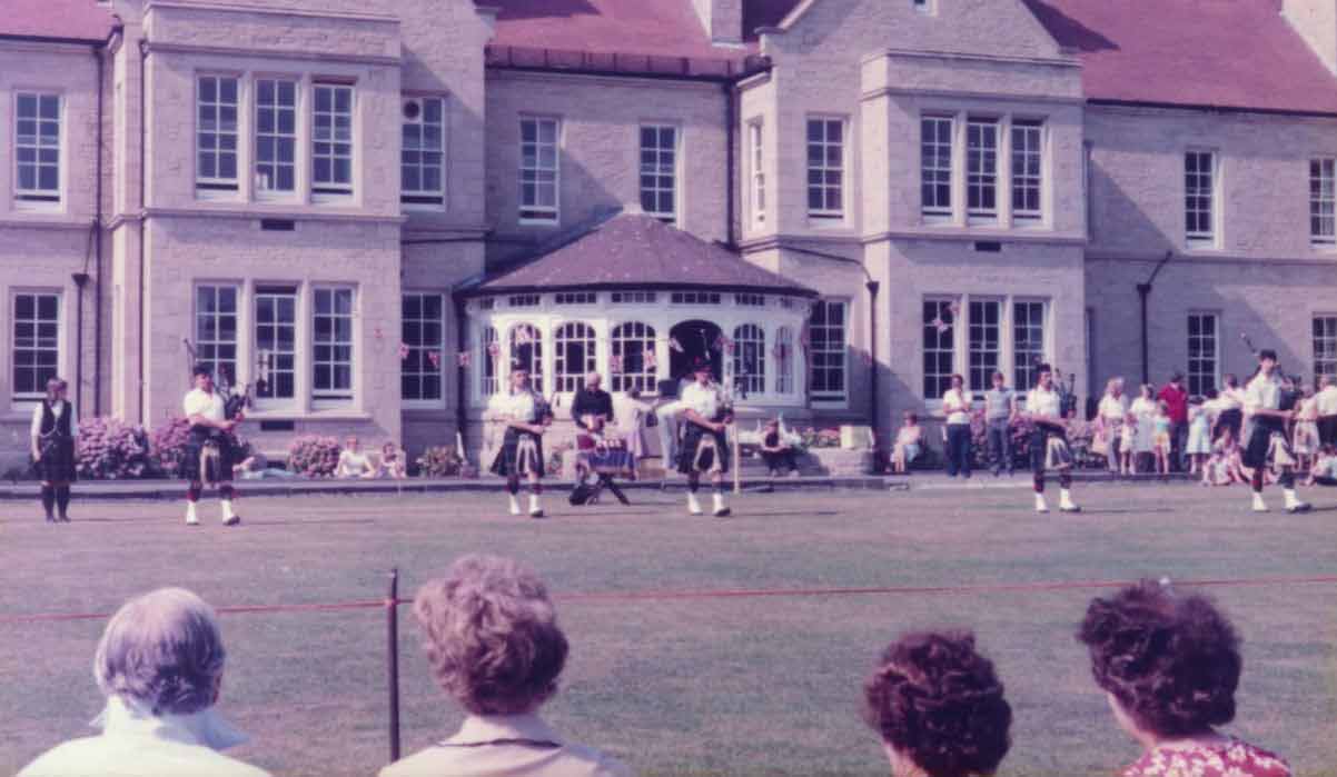 Scalebor Park Hospital, Burley in Wharfedale - year & event unknown.