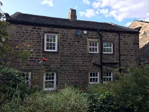 Grade 2 Listed - Back of 16 Main Street, Burley in Wharfedale.