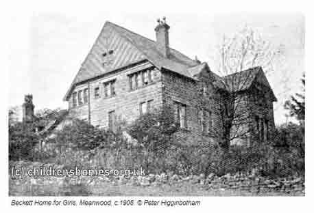 1887 Beckett Home for Girls, Meanwood, Leeds - Chorley & Connon