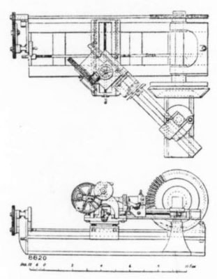 1867 Bevel and spur-wheel shaping machine by Shepherd Hill and Co., Hunslet, Leeds