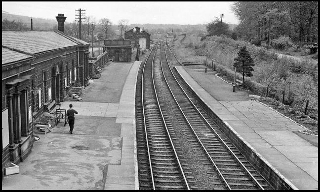Burley in Wharfedale Railway Station 1961