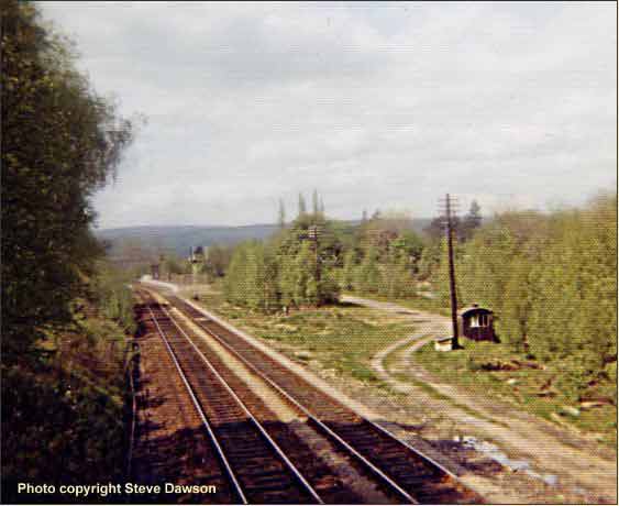 c1975 Burley in Wharfedale Railway Station.