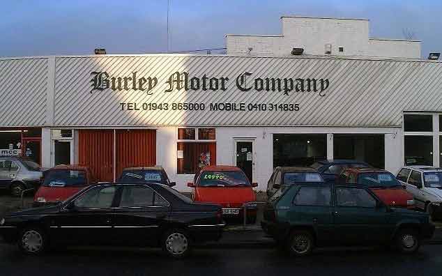 c1980s. Burley Motor Company, Main Street, Burley in Wharfedale.