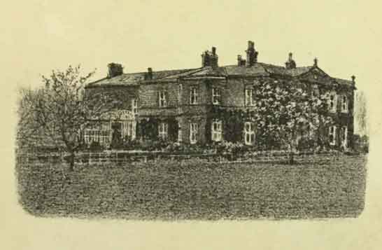 c1900 Burley House, Burley in Wharfedale postcard.