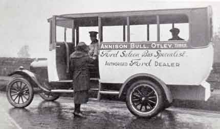 c1925 Ilkley via Burley & Guiseley to Leeds - Model T Ford - Jules-Sylvain Antichan. Burley in Wharfedale