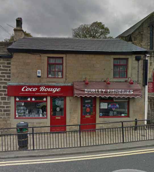 Coco Rouge and Burley Fisheries, 101 and 103 Main Street, Burley in Wharfedale - 2018.