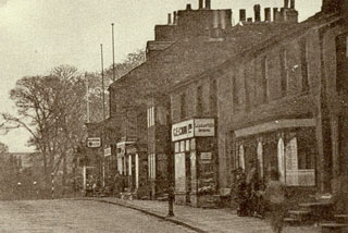 Coronation Row, Main Street, Burley in Wharfedale.