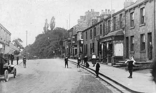 Coronation Row, Main Street Burley in Wharfedale.