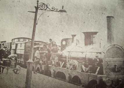 1888 1st Train Ilkley to Skipton. 