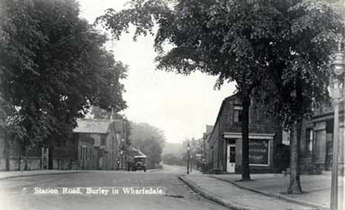Station Road, possibly 1920s - Burley in Wharfedale.