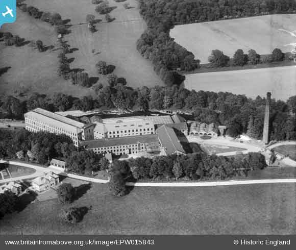 Britain From Above - Greenholme Mills, Burley in Wharfedale 1926