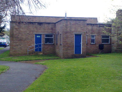 Rear view of Burley Library building
