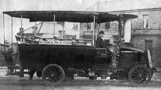 Harrogate Road Car Company, Steam Bus, Bilton & New Park. December 1906.