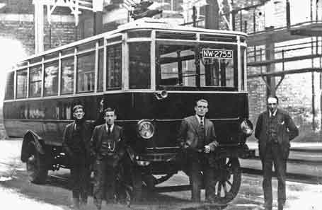 c1920 Leeds Corporation Tram Shed, White Cross, Guiseley.