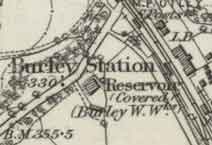 Moor Lane Water Tank built by Thomas Emsley. Map OS1895.