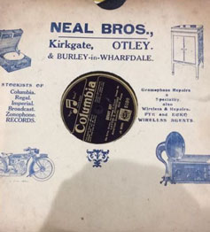 Neal Brothers - Gramophone Players & Motorcycles  - 134 Main Street Burley in Wharfedale.