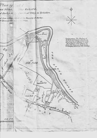 1819 Sale Plan of The Greenholme Estate including Greenholme Mills.