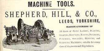 1892 Advert for Shepherd, Hill & Co., in Macdonald's Scottish Directory and Gazeteer.