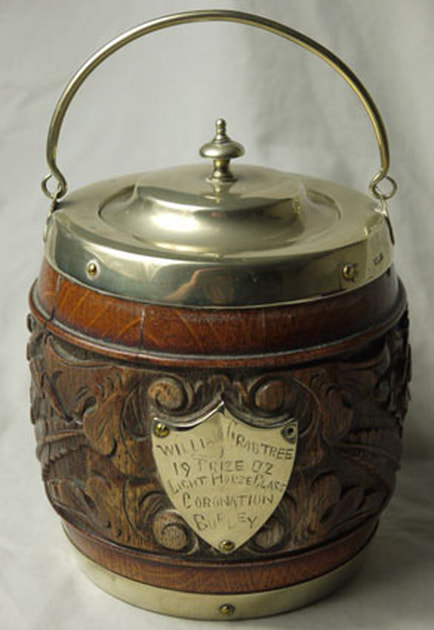 1902 William Crabtree Biscuit Barrel Prize. Burley in Wharfedale