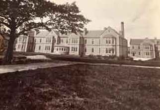 1904 exterior Scalebor Park Hospital, Burley in Wharfedale.