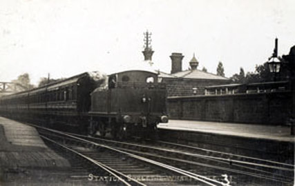 1913 Burley in Wharfedale Railway Station.