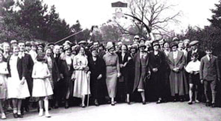 1935 Royal Jubilee George V celebrations Burley in Wharfedale.
