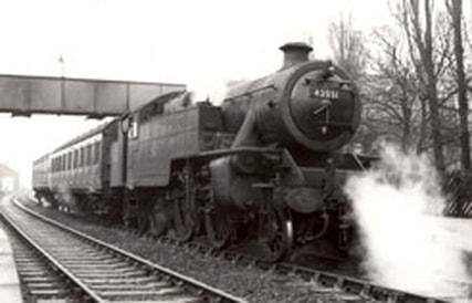 1950 Burley in Wharfedale Railway Station.