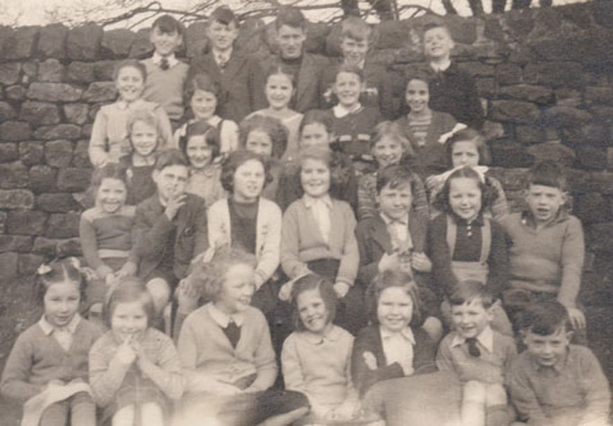 1950 Burley Woodhead School. Burley in Wharfedale.