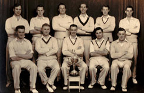 1950s Burley in Wharfedale Cricket Club - Waddilove Cup.