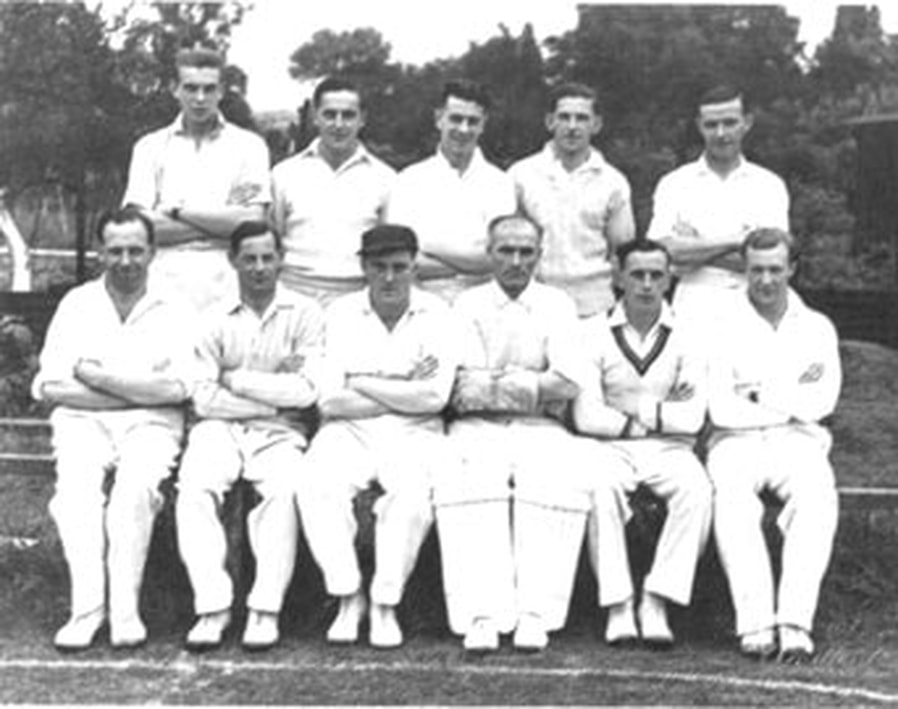 1950s Burley in Wharfedale Cricket Club.
