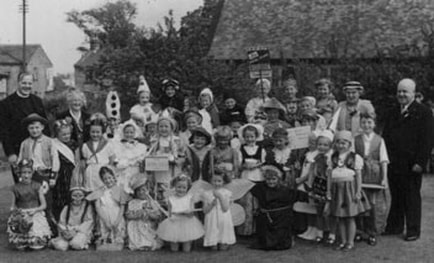 1956 Burley CofE Primary event, Aireville Terrace, Burley in Wharfedale