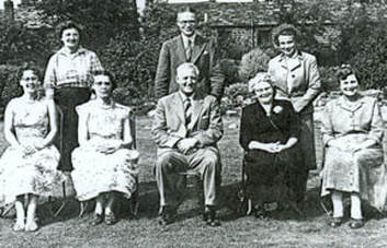 1957 Burley CofE Primary staff, Aireville Terrace, Burley in Wharfedale.
