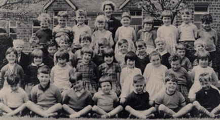1967 Burley CofE Primary with Mrs Page. Aireville Terrace, Burley in Wharfedale.