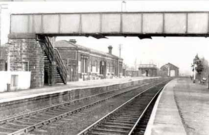 1969 Burley in Wharfedale Railway Station.