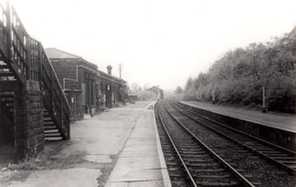 1971 Burley in Wharfedale Railway Station.