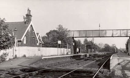 1975 Burley in Wharfedale Railway Station.
